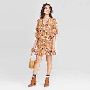 Xhilaration Elbow Sleeve Mini Dress